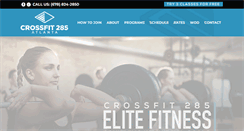 Desktop Screenshot of crossfit285.com